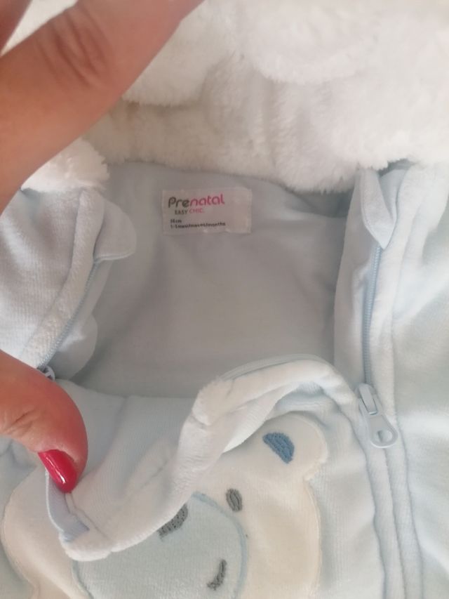 Giacca neonato due in uno 1-3 mesi