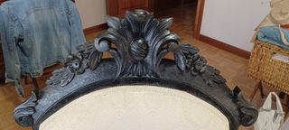 Tresillo y sillones estilo alfonsino