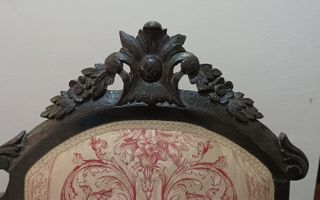 Tresillo y sillones estilo alfonsino