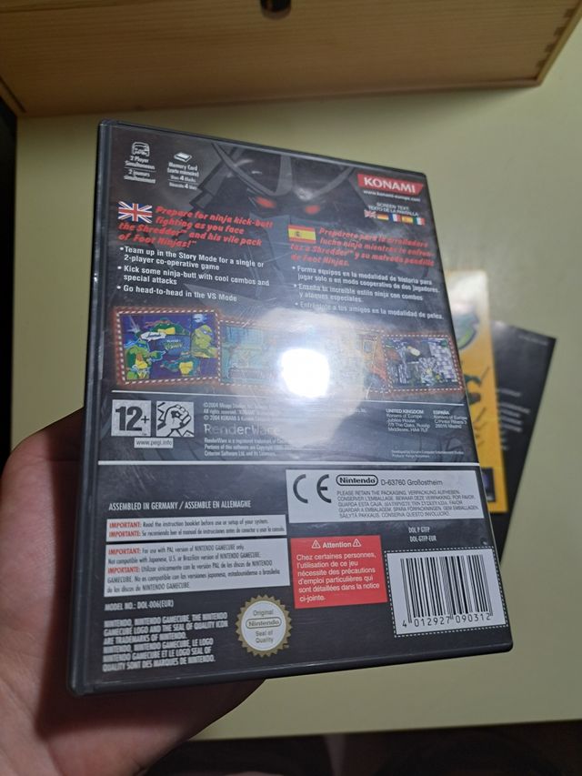 Teenage Mutant Ninja Turtles PAL España GCN