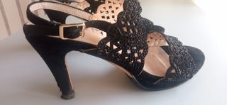 Sandalias fiesta piel 