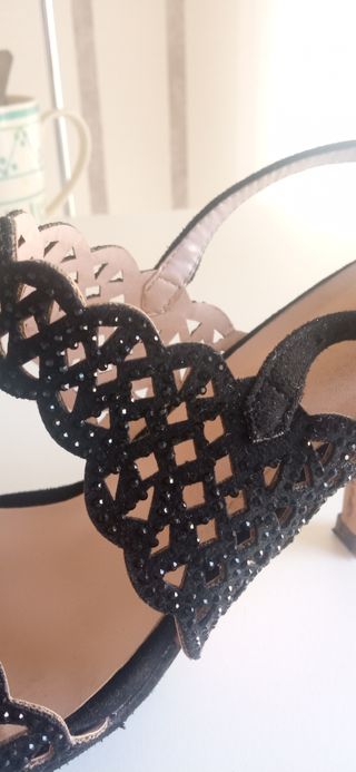 Sandalias fiesta piel 