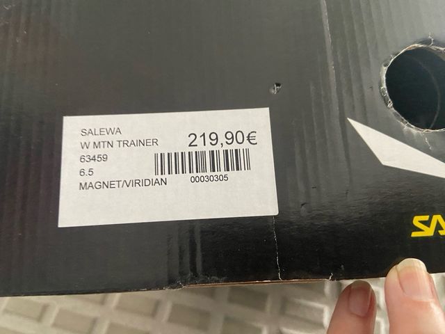 Botas de montaña salewa T38,5w MTN Trainer Goretex