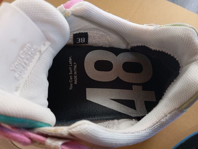 Zapatillas plataforma Blancas p448 38