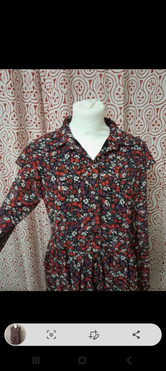 Bellissimo miniabito floreale two way