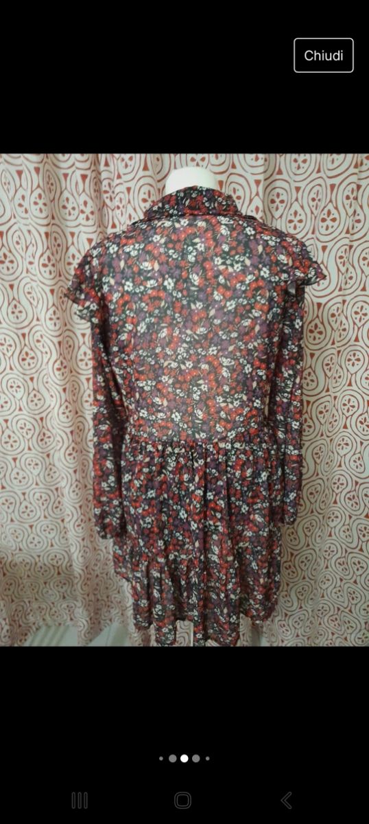 Bellissimo miniabito floreale two way