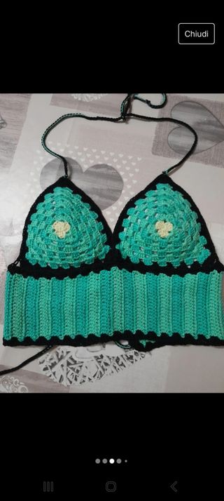 Top uncinetto vintage