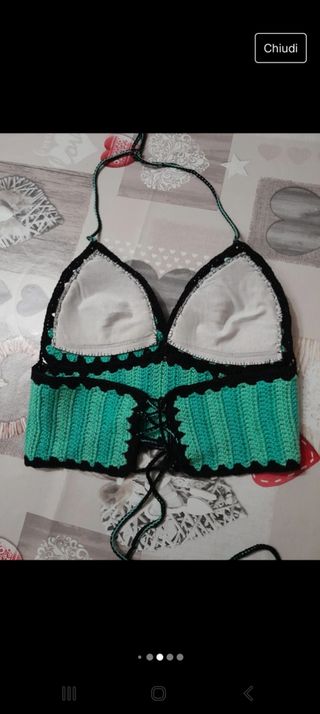 Top uncinetto vintage