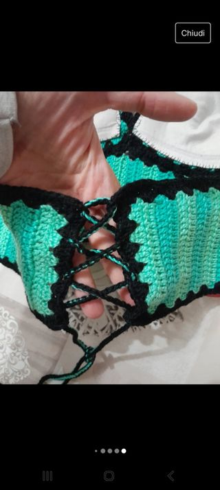 Top uncinetto vintage