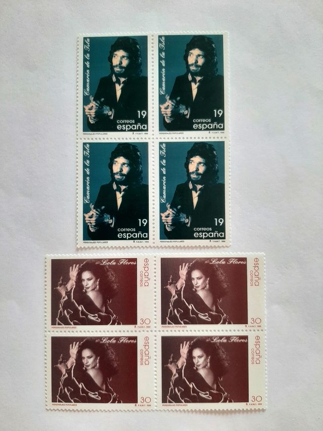 SELLOS CAMARÓN Y LOLA FLORES