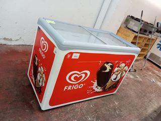 Congelador Helados puerta cristal
