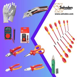 Juego de herramientas de electricista completo