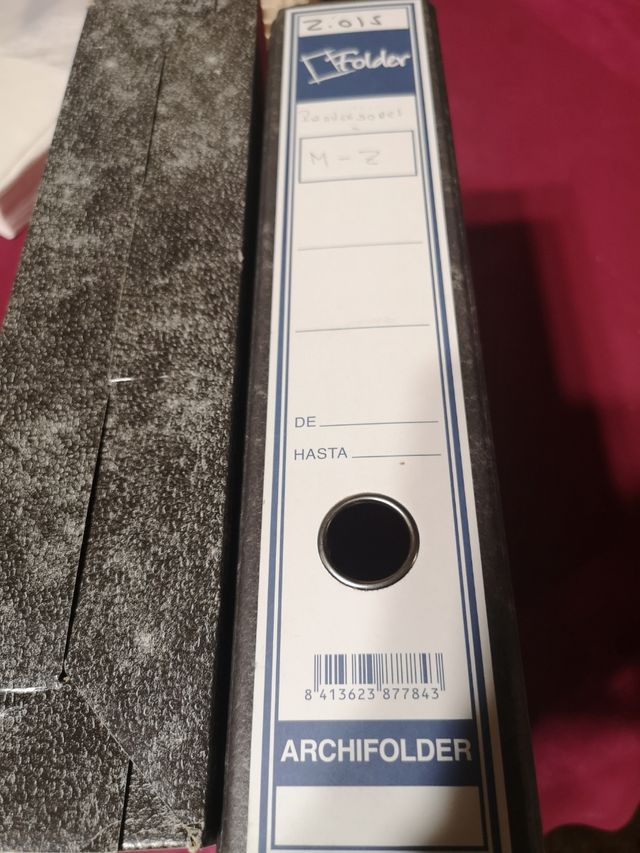 Ficheros archivadores