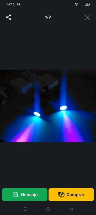 Linterna UV ultravioleta Pesca, mascotas..