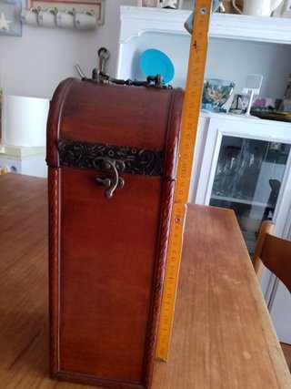 Scatola porta bottiglia 33x12x12cm