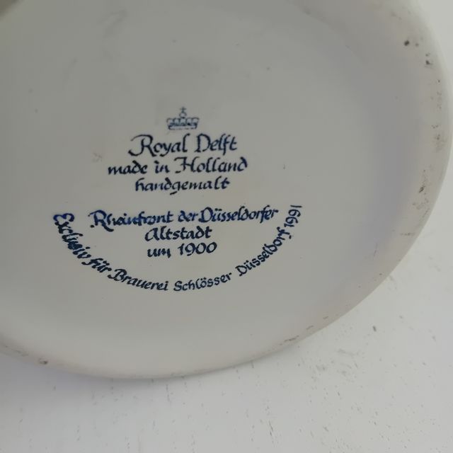 Boccale da birra Delft blu Dusseldorf