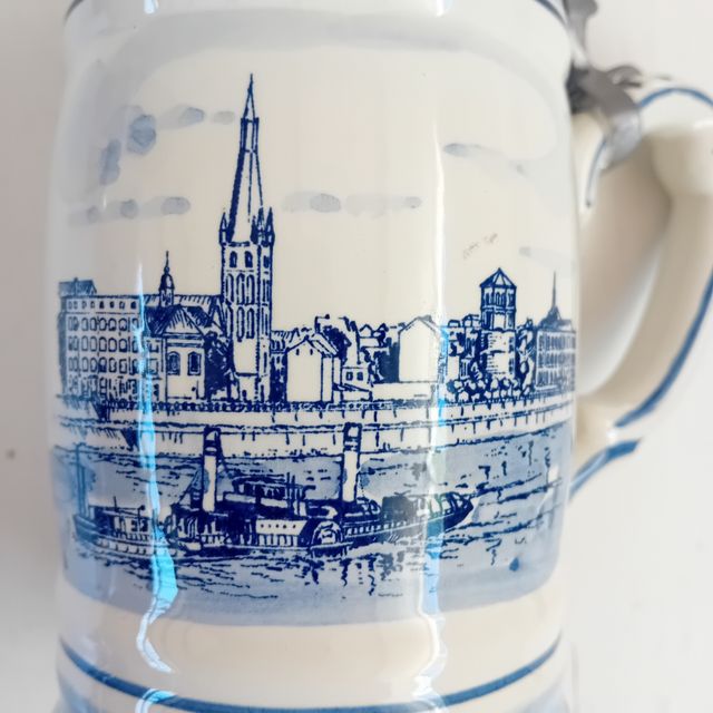 Boccale da birra Delft blu Dusseldorf