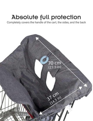 Protector para bebe en carro de supermercado