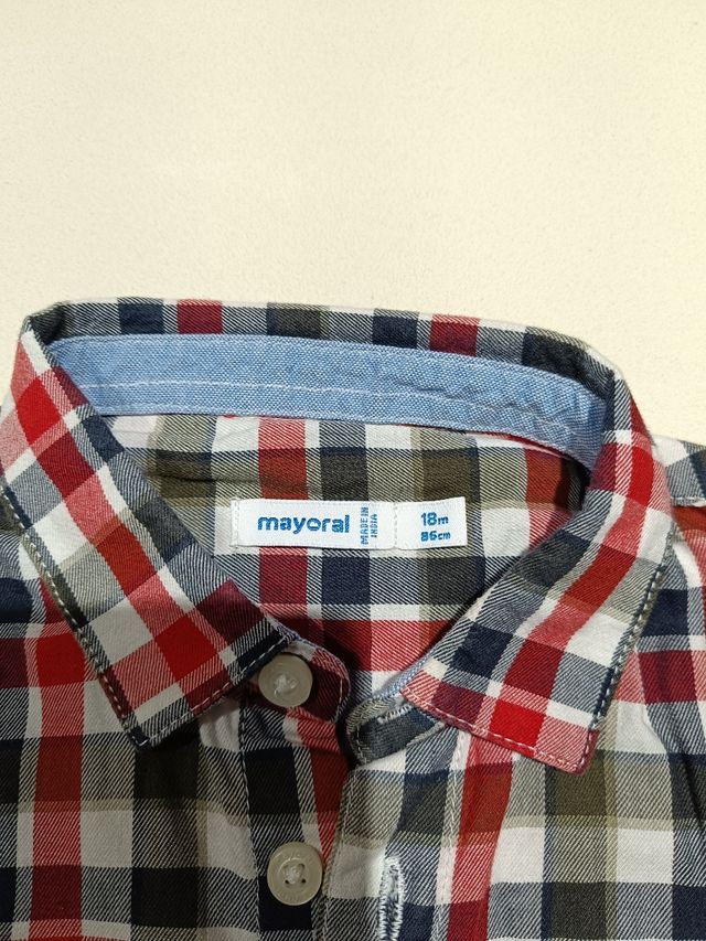 Camisa de cuadros Mayoral