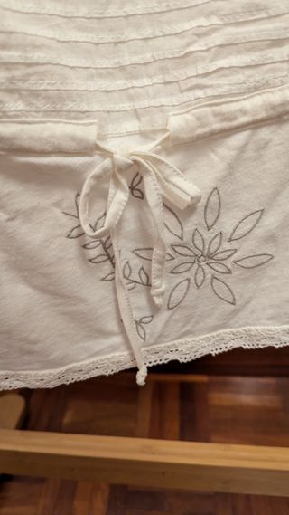 Vestido corto blanco verano