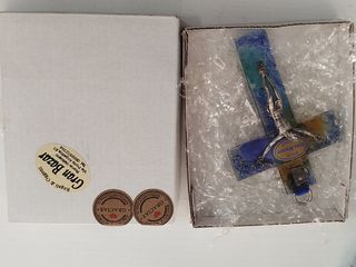 Crucifijo en cristal de MURANO.