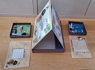 Juego de mesa Hundir la flota. Barcos. Janod