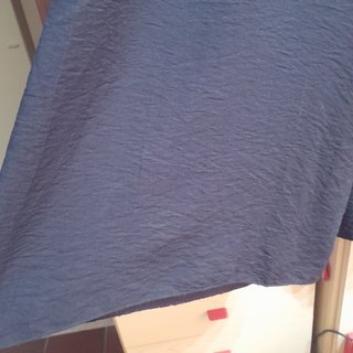 Pantaloni a gamba ampia neri con elastico