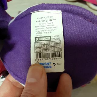 Patines Línea Niños Oxelo Play 3 Rosa