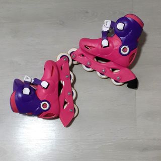 Patines Línea Niños Oxelo Play 3 Rosa