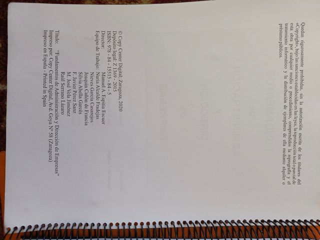 Fundamentos de Administración