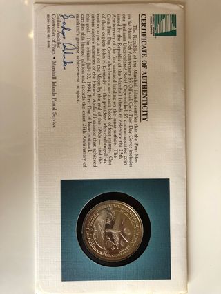 5 Dollars Primer Hombre en la Luna