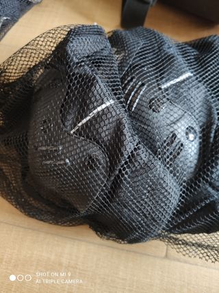 Patines, mochila de patines y protecciones de pati