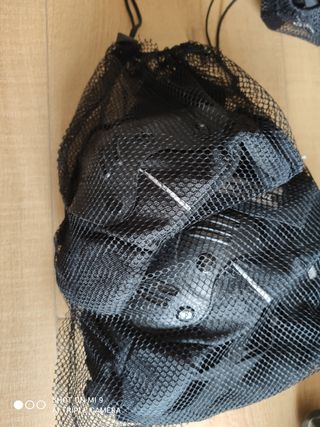 Patines, mochila de patines y protecciones de pati