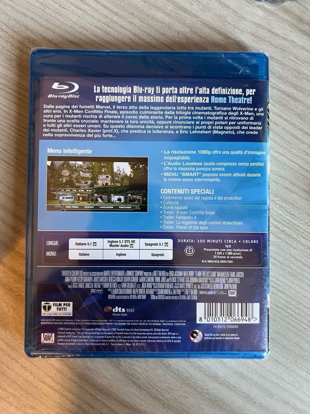 Film bluray X-Men 3 Conflitto finale