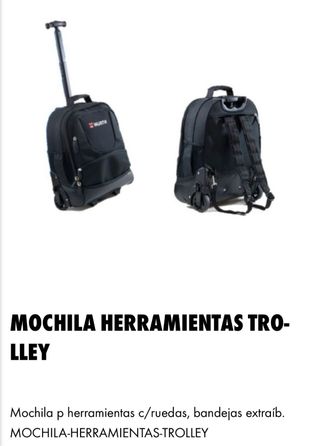 Mochila de herramientas wurth trolley