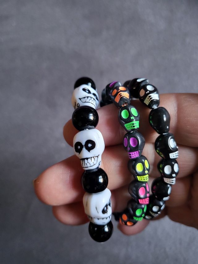 Pulseras Halloween pack de 3