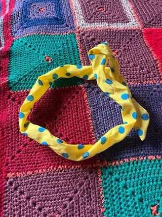 Fascia per capelli pois