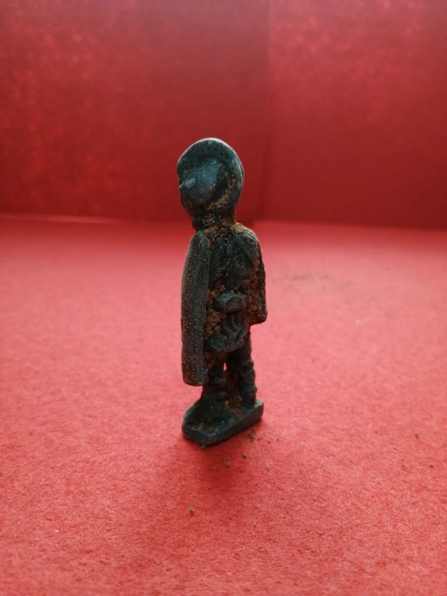 Exvoto de gladiador muy buena patina bronce