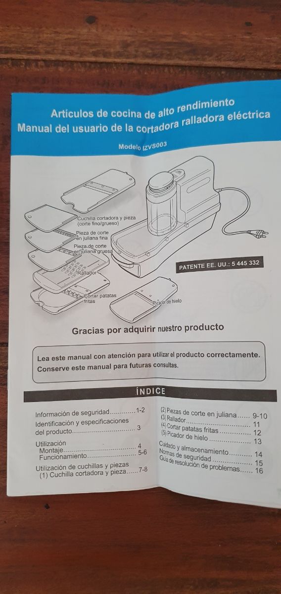 ✅️Mandolina Electrica