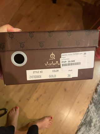 Zapatos negro de mujer marca El caballo