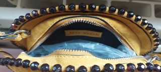 Bolso piel en Ante bandolera