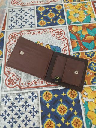 Cartera monedero Inside marrón