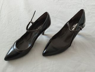 Zapatos de Charol mujer con tacón