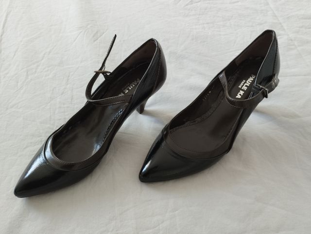 Zapatos de Charol mujer con tacón