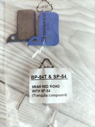 Lote pastillas de freno SRAM red ruta