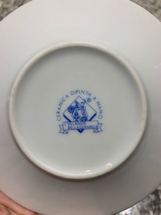 Tazze da caffe in ceranica dipinte a mano