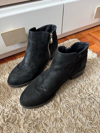 Botines negros Bershka