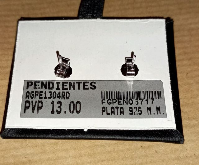 Pendientes corazón ❤️ plata