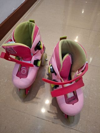 Patines niña talla 26/28 oxelo