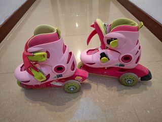 Patines niña talla 26/28 oxelo